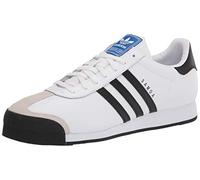 adidas Originals Samoa Retro Sneaker Running Shoe, White/Black, Men's 10, Women's 11 Medium