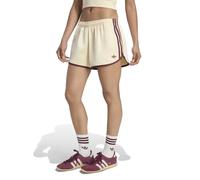 Adidas Originals Satin 3 Stripes Sprinter Shorts Yellow 2XS Woman