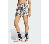 adidas Originals Satin Shorts, Multi, Size S, Women Print