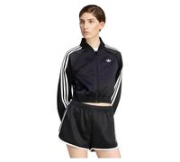 Adidas Originals Satin Sst Full Zip Sweatshirt Black M Woman