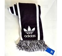Adidas Originals Scarf Mens Knitted Black White IY4105 100% Genuine Brand New