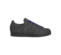 Adidas Originals - Skate shoes - Superstar ADV Carbon/Carbon/Core Purple for Men in Leather - Size 10,5 UK - Grey Grey 10.5 UK