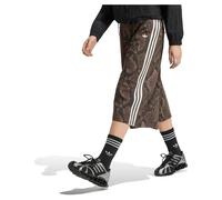 Adidas Originals Snake Print Bermuda Denim Shorts