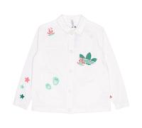 adidas originals SS22 Logo Cartoon Printing Sports Jacket Unisex White HP0116 L