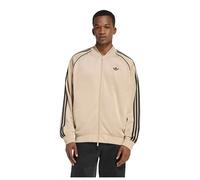 Adidas Originals Sst Adicolor Classics Loose Full Zip Sweatshirt Beige M / Regular Men
