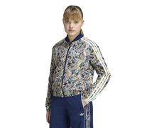 Adidas Originals Sst Loose Cropped Paisley Full Zip Sweatshirt