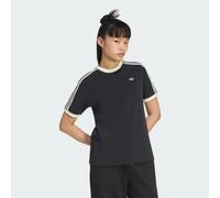 Adidas Originals 3 Stripes Short Sleeve T-shirt Black M Woman