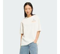 adidas Originals Women's Gfx Tee, White, Size L, Women White