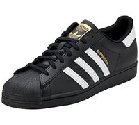 adidas Originals Superstar Men's Sneakers, Core Black FTWR White Core Black, 1.5