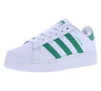 adidas Superstar XLG Shoes Women's, White/Semi Court Green/White, 6.5