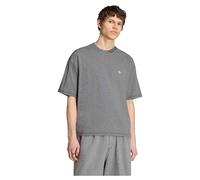 adidas T shirt TREFOIL ESSENTIALS MELANGE LOOSE CROPPED T-Shirt in Grey EU S