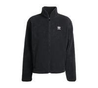 Adidas Originals Trefoil Essentials Teddy Fleece Leisure Jacket Black