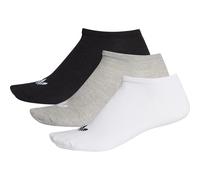 adidas Originals 'Trefoil' Pack of 3 Trainer Socks White/black/grey