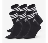 adidas Originals Unisex 3 Stripes Crew Socks 6 Pairs