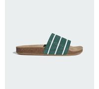 adidas Originals Unisex Adilette Slides - Green Leather - Size UK 4