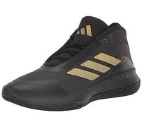 adidas Originals Unisex-Adult Bounce Legends Sneaker, Carbon/Gold Metallic/Core Black, 12 Women/11 Men