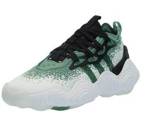 adidas Originals Unisex-Adult Trae Young 3 Sneaker, Off White/Preloved Green/Black, 10 Women/9 Men