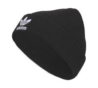 adidas Unisex-Adult Trefoil Beanie, Black/White 23, One size
