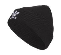adidas Unisex-Adult Trefoil Beanie, Black/White 23, One size