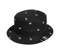 adidas Originals Unisex Adult Washed Bucket Hat, Black/White/Aop, One size
