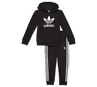 adidas Originals unisex-child Adicolor Hoodie Set Black/White X-Small