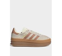 adidas Off-White Multi Gazelle Bold Girls Youth Trainers UK 5 (EU 38)