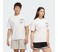 adidas Originals Unisex Jabbar Skyhook Tee - White Cotton - Size 2XL