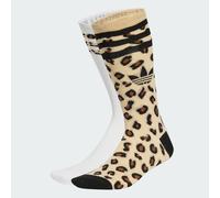 Leopard Crew Socks 2 Pairs