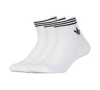 adidas originals Unisex Logo Printing Sports Socks 3 Packs White EE1152 M