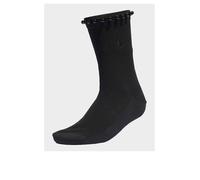 adidas Originals Unisex Pearls Crew Socks 1 Pack, Black, Size L, Women Black