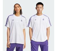 adidas Originals Unisex Real Madrid Terrace Icons Jersey (Gender Neutral) - White Recycled Material - Size X-Small