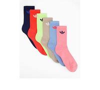 Trefoil Cushion Crew Socks 6 Pairs