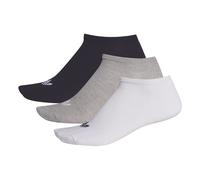adidas originals Unisex TREFOIL LINER Socks 3 Packs Multicolor 'White Gray Black' FT8524 M