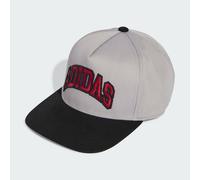 adidas Originals Unisex VRCT Flat-Brim Cap - Grey Recycled Material - Size Medium/Large