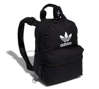 adidas Originals Unisex's Trefoil 2.0 Mini Backpack Small Travel Bag, Black/White, One Size
