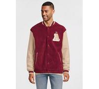 adidas Originals Varsity Jacket, Red, Size L, Men Red