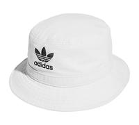 adidas Originals Washed Bucket Hat, White, One Size