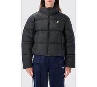adidas ORIGINALS Water-Repellent Quilted Puffer Jacket with High Neck and Logo - Size: M - female