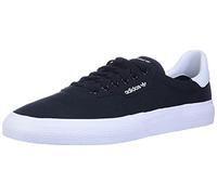 adidas Originals Women's 3 Mc Skate Shoe Sneaker, Black/Black/White, 10 UK