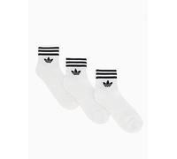 Adidas Originals 3 Stripes Ankle 3er Pack Socks White