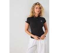 adidas Originals Women's 3 Stripe Polo, Black, Size Xs, Women Black