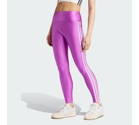 adidas Originals Womens 3-Stripes Leggings - Purple Recycled Material - Size X-Small