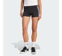 adidas Originals Womens Adicolor 3-Stripes 1/4 Leggings - Black Cotton - Size 2XS