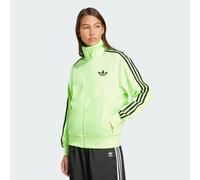 adidas Originals Womens Adicolor Classic Firebird Loose Track Top - Green - Size 2XL