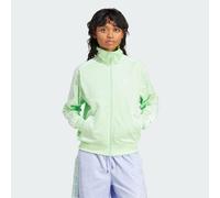 adidas Originals Womens Adicolor Classics Loose Firebird Track Top - Green recycled_material - Size X-Large