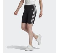 adidas Originals Womens Adicolor Classics Primeblue High-Waisted Short Tights - Black Recycled Material - Size 4 UK