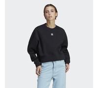 adidas Originals Womens Adicolor Essentials Crew Sweatshirt - Black material_cotton - Size Small