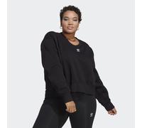 adidas Originals Womens Adicolor Essentials Crew Sweatshirt (Plus Size) - Black Cotton - Size UK 24-26 (Womens)
