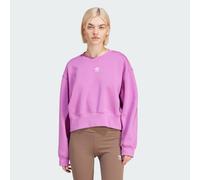 adidas Originals Womens Adicolor Essentials Crew Sweatshirt - Purple Cotton - Size X-Large