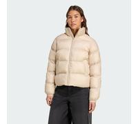 ADIDAS Originals Womens Adicolor Short Puffer Jacket - Brown - Size 2XS